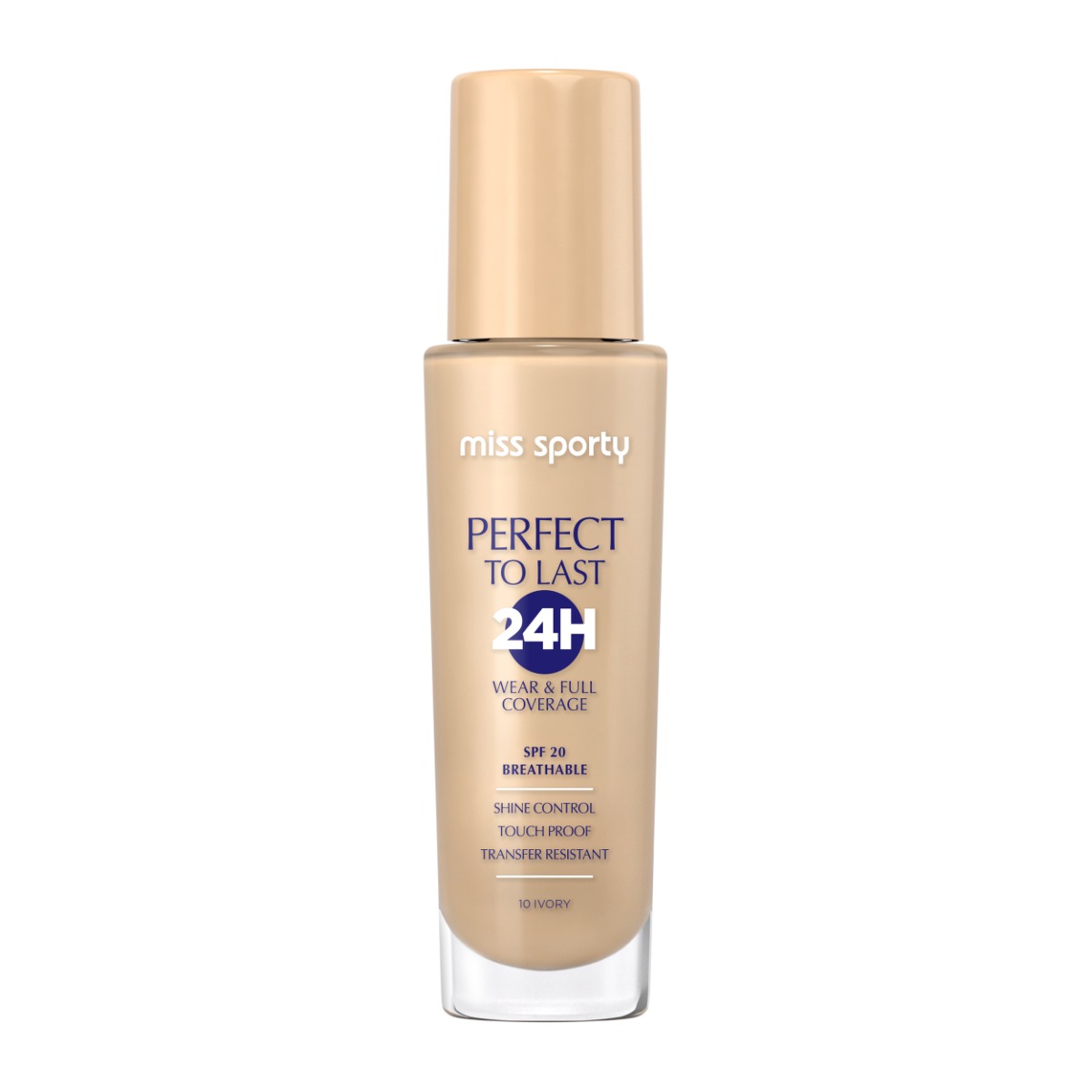 Fond de ten Perfect To Last 24H 10 Ivory, 30ml, Miss Sporty