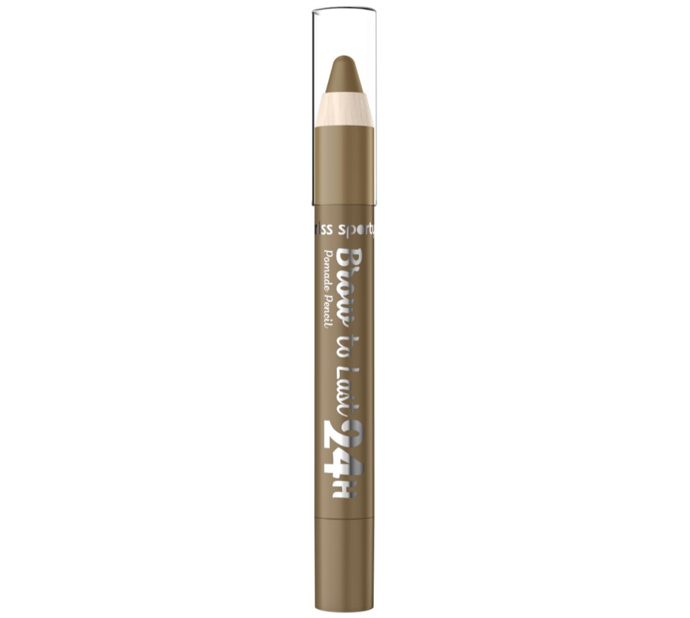 Creion-pomada de sprancene Brow to Last 24h 200 Brunette, 3.25g, Miss Sporty