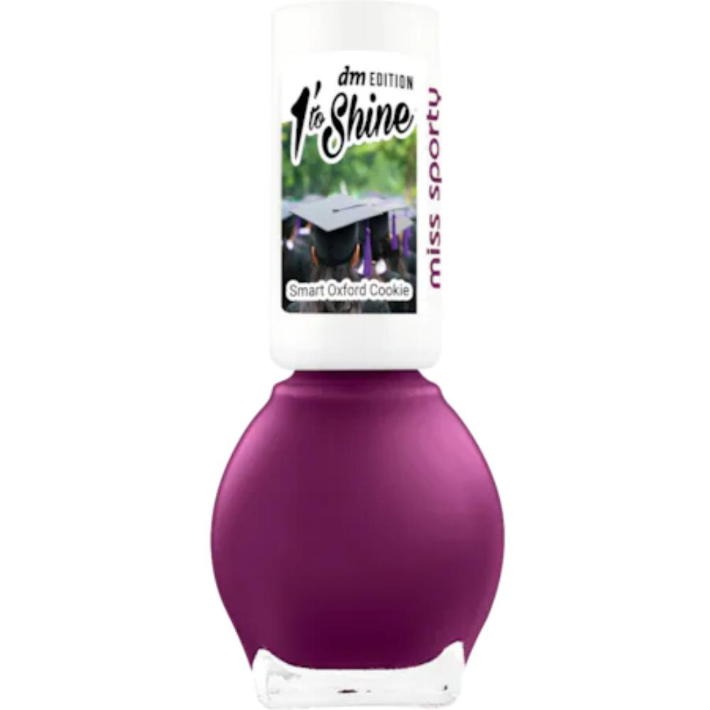 Lac de unghii 1 Minute To Shine 633 Smart Oxford Cookie, 7ml, Miss Sporty