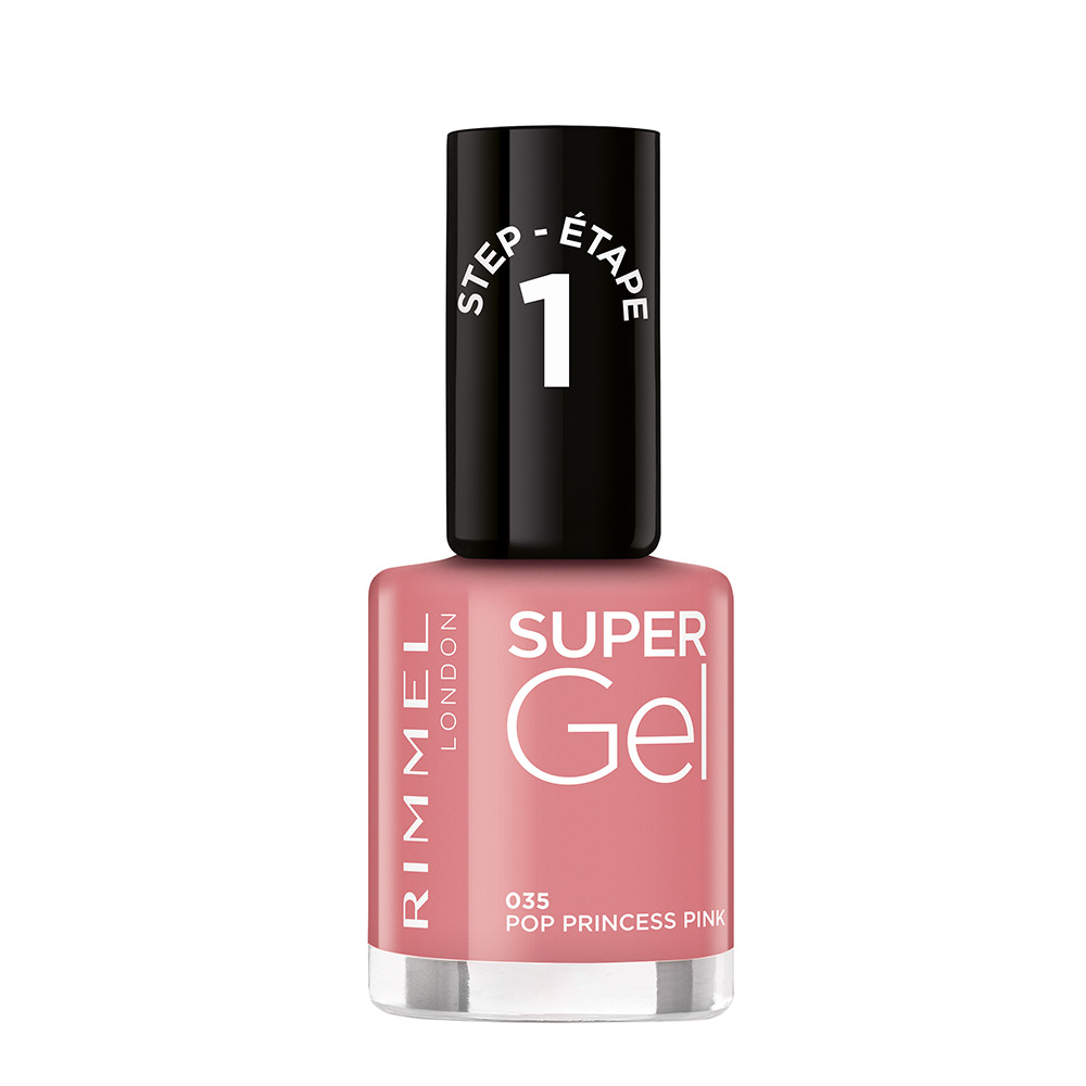 Lac de unghii Super Gel 035 Pop Princess Pink, 12ml, Rimmel London