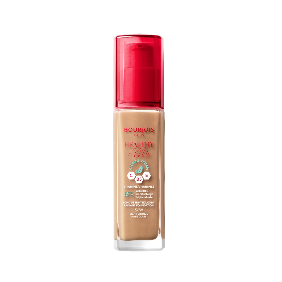 Fond de ten Healthy Mix 56 Light Bronze, 30ml, Bourjois