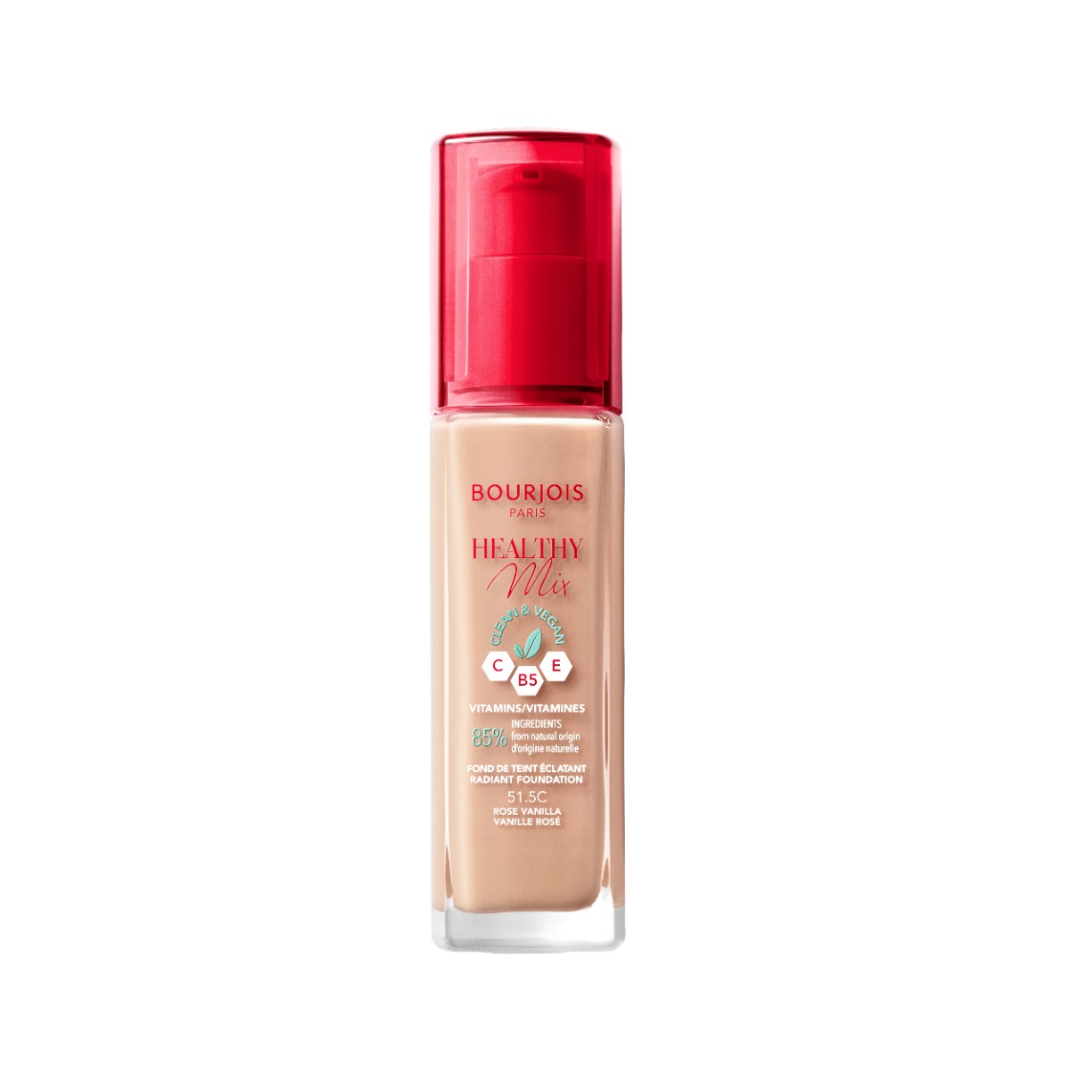 Fond de ten Healthy Mix 515 Rose Vanilla, 30ml, Bourjois