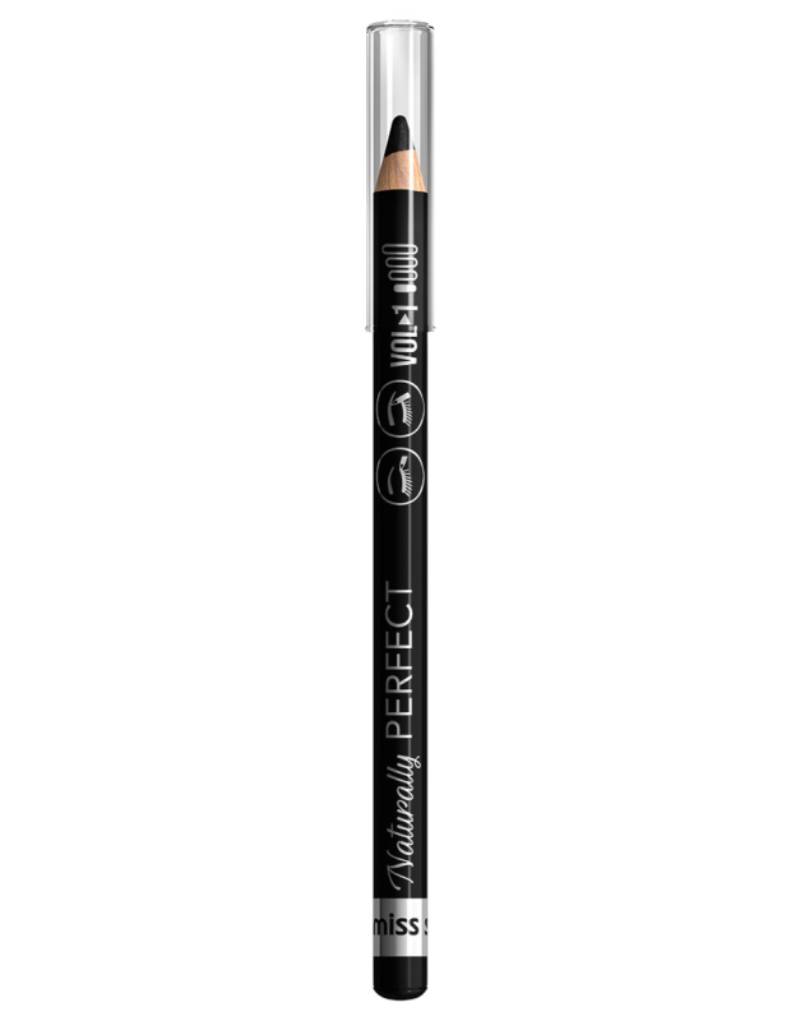 Creion multifunctional Naturally Perfect 005 Deep Black, 0.78g, Miss Sporty