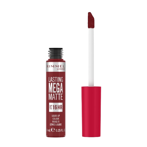 Ruj lichid Lasting Mega Matte 930 Ruby Passion, 7.4ml, Rimmel London ​