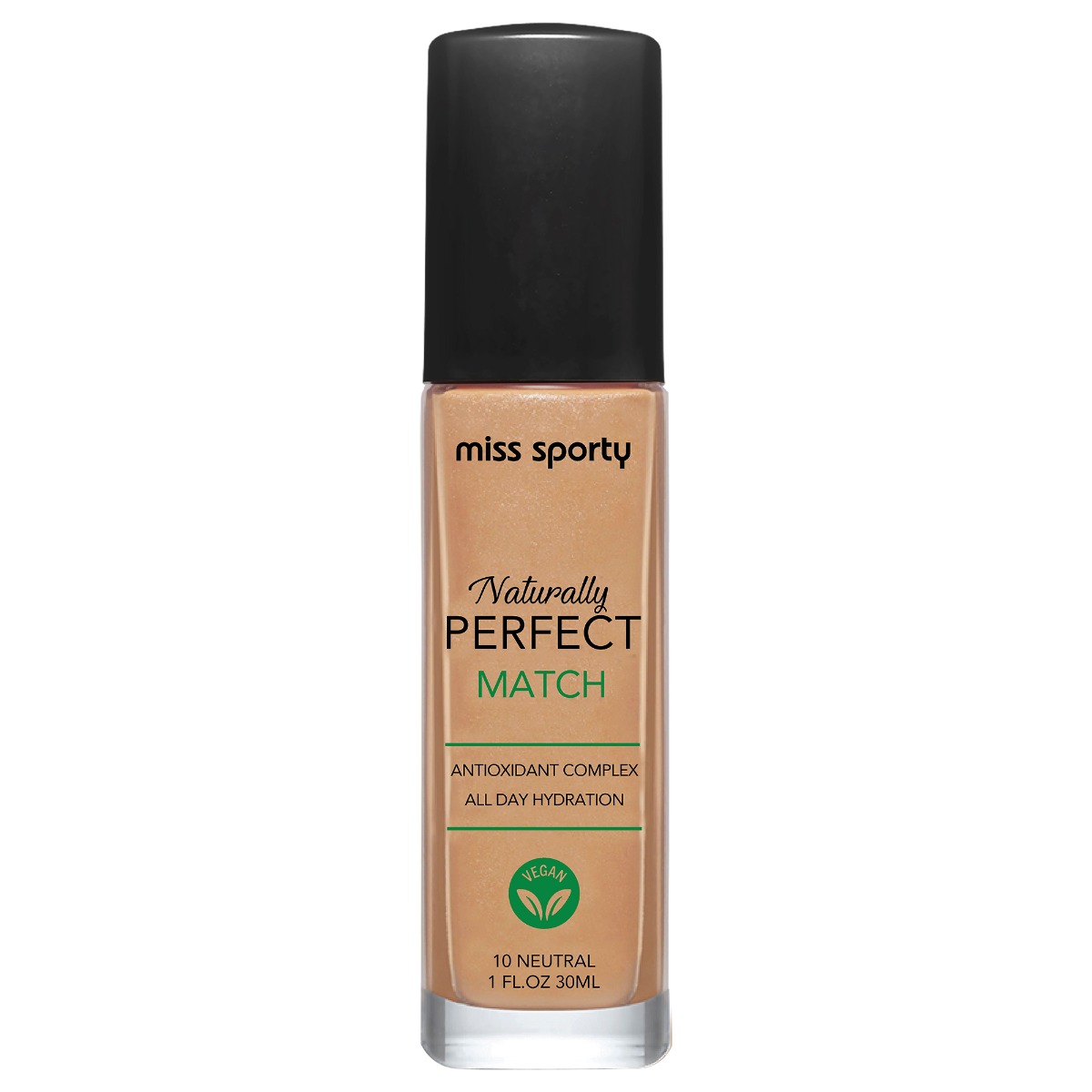 Fond de ten Naturally Perfect Match 10 Neutral, 30ml, Miss Sporty