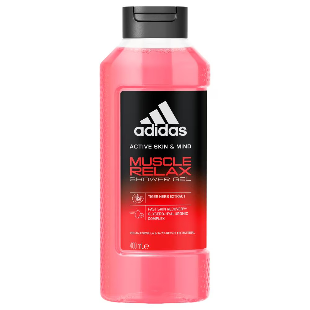 Gel de dus pentru barbati Skin & Mind Muscle Relax, 400ml, Adidas