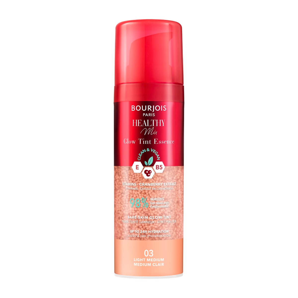 Crema coloranta Healthy Mix Glow Tint Essence 03 Light Medium, 30ml, Bourjois