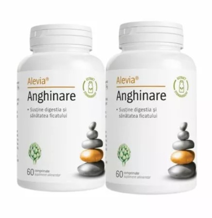 Pachet Anghinare 250 mg 2 la pret de 1, 60 + 60 comprimate, Alevia