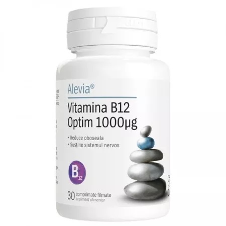 Vitamina B12 Optim 1000mcg, 30 capsule, Alevia