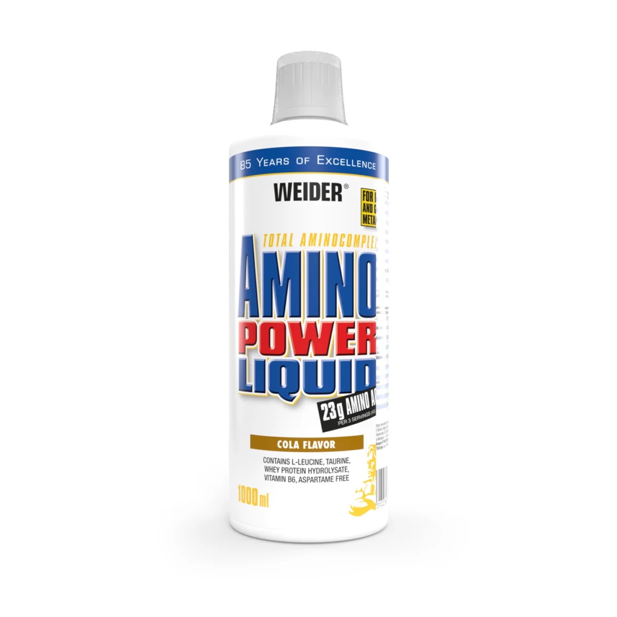 Aminoacizi lichizi cu aroma de cola Amino Power Liquid, 1000ml, Weider