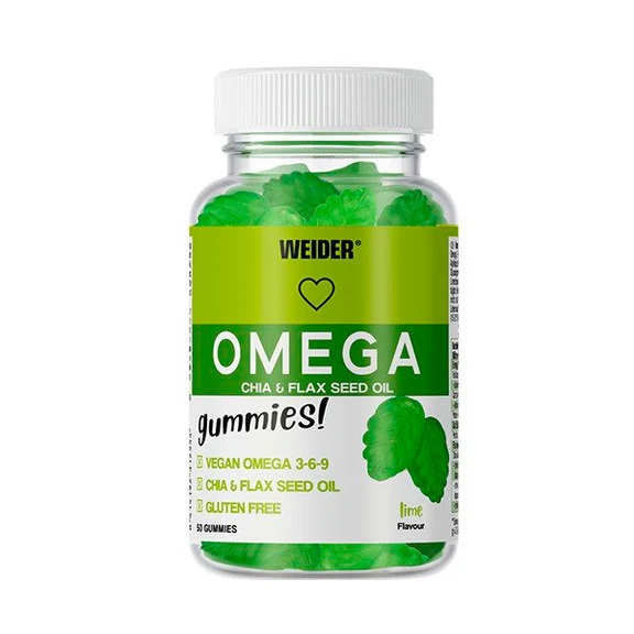 Omega cu aroma de Lime-lemon Omega UP, 50 jeleuri, Weider