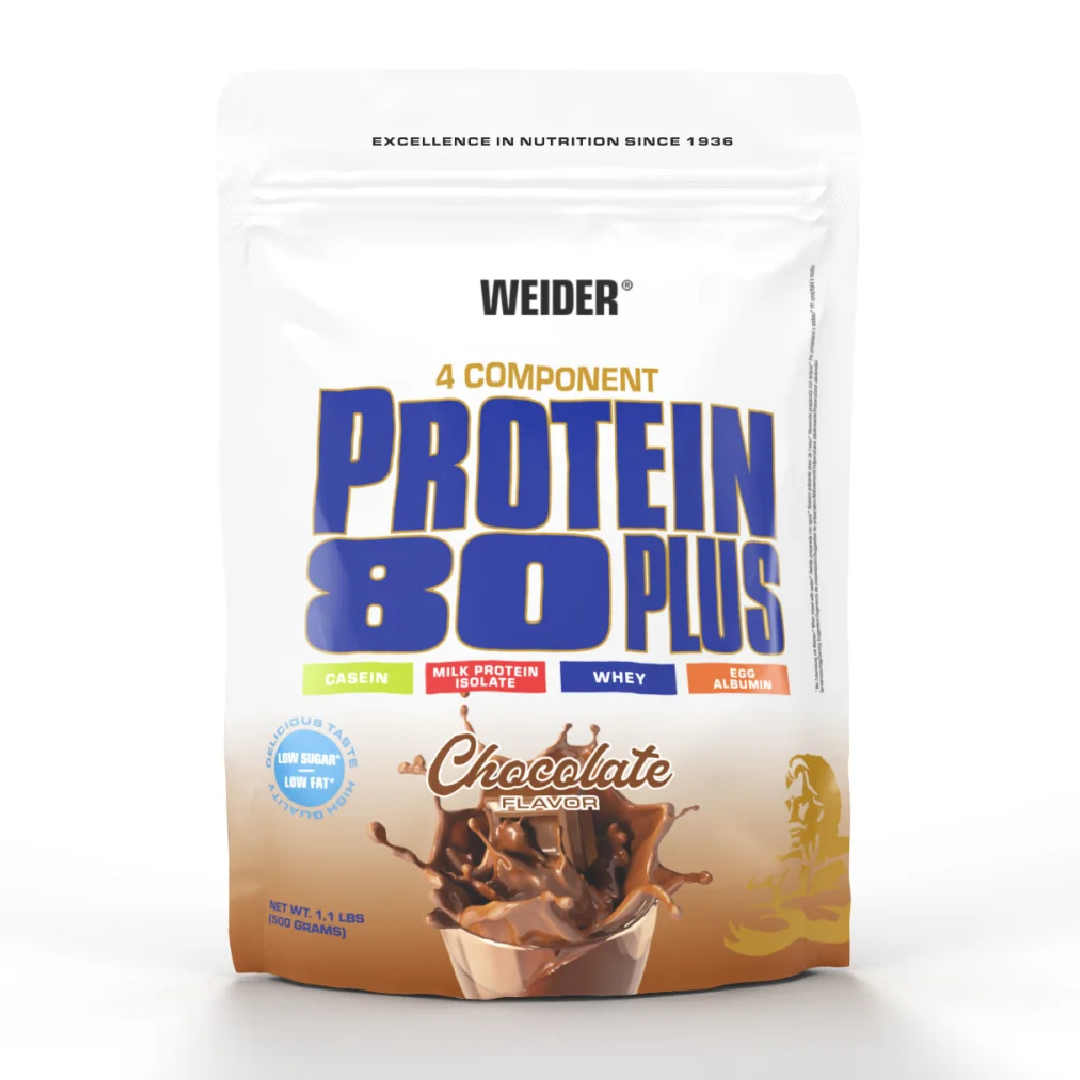 Pudra proteica cu aroma de Chocolate Protein 80+, 2kg, Weider