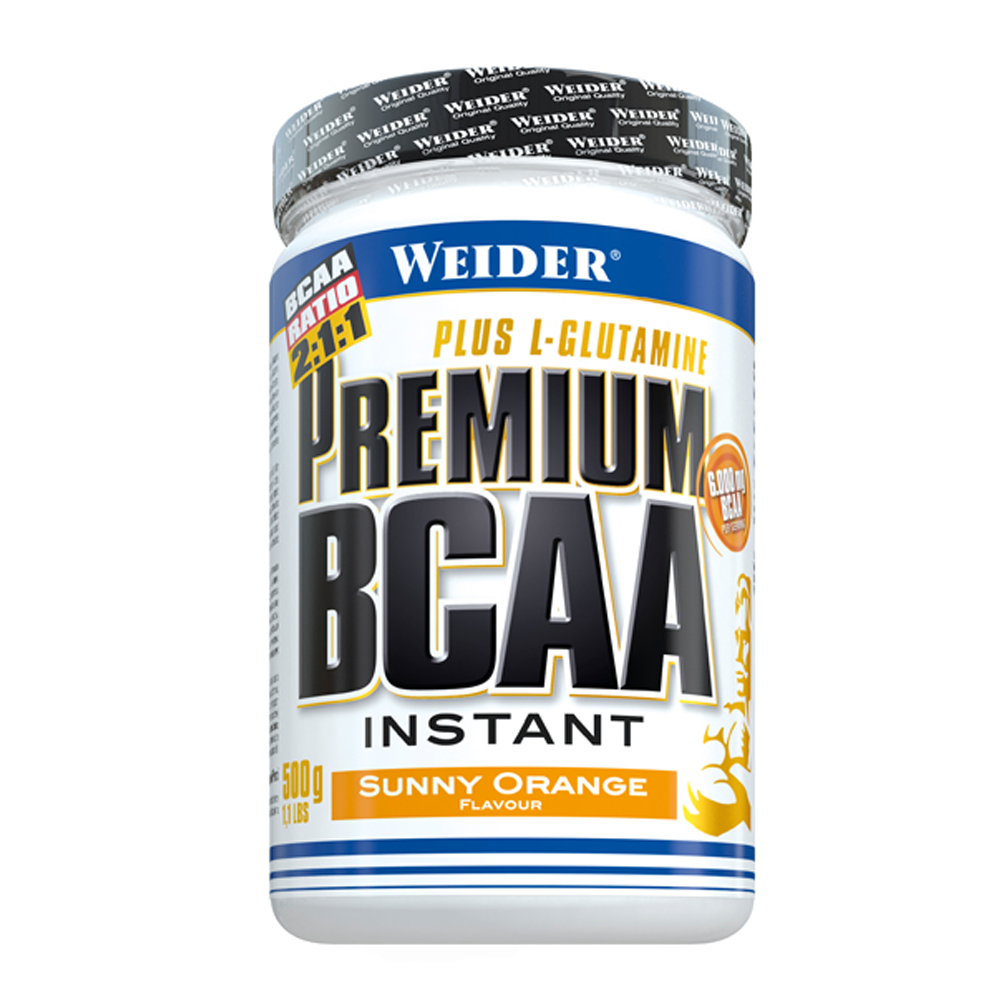 Aminoacizi pulbere cu aroma de orange Premium BCAA Instant, 500g, Weider