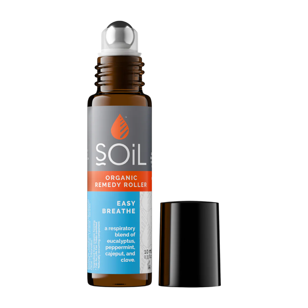 Roll-on cu uleiuri esentiale, Breathe, 10ml, SOiL