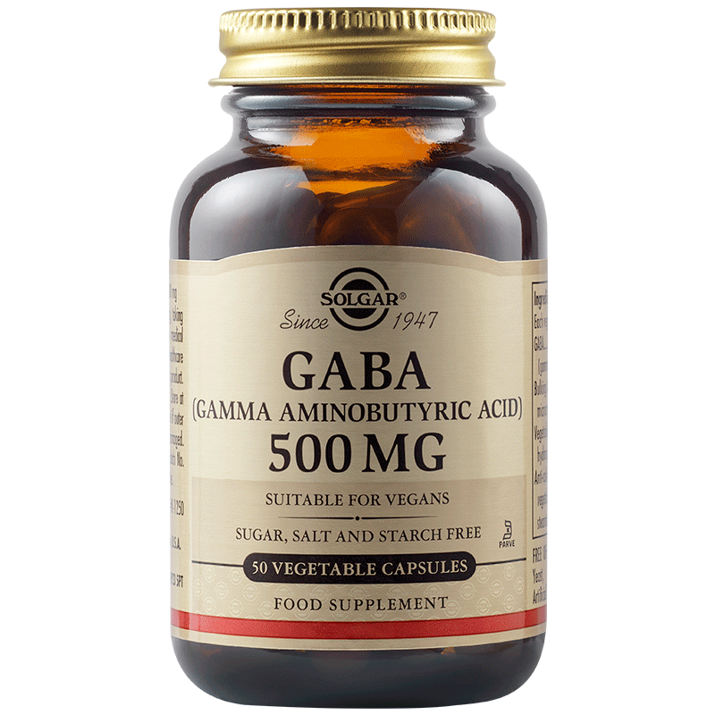 Gaba 500mg, 50 capsule, Solgar