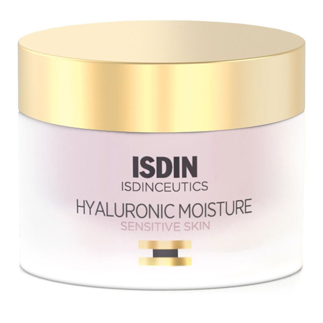 Crema hidratanta cu acid hialuronic pentru ten sensibil Isdinceutics, 50ml, Isdin