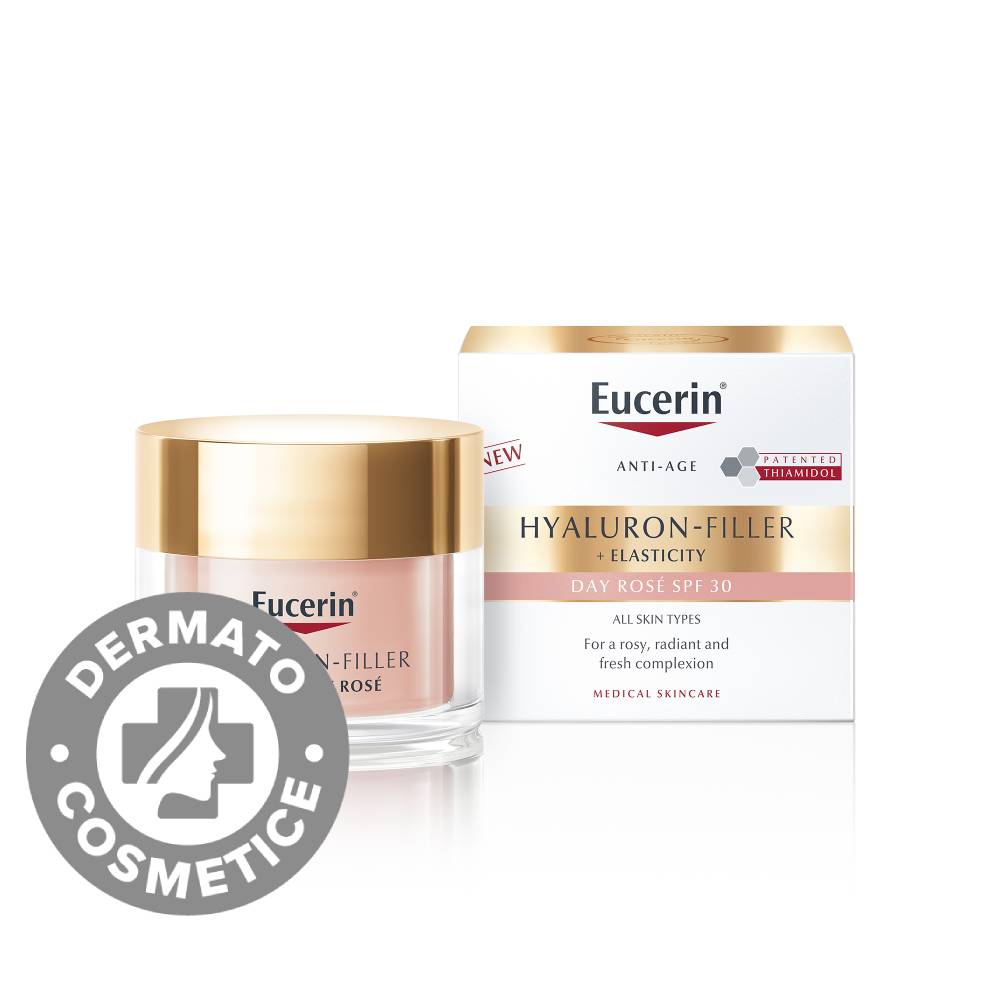 Crema de zi Hyaluron-Filler + Elasticity Rosé SPF 30, 50ml, Eucerin