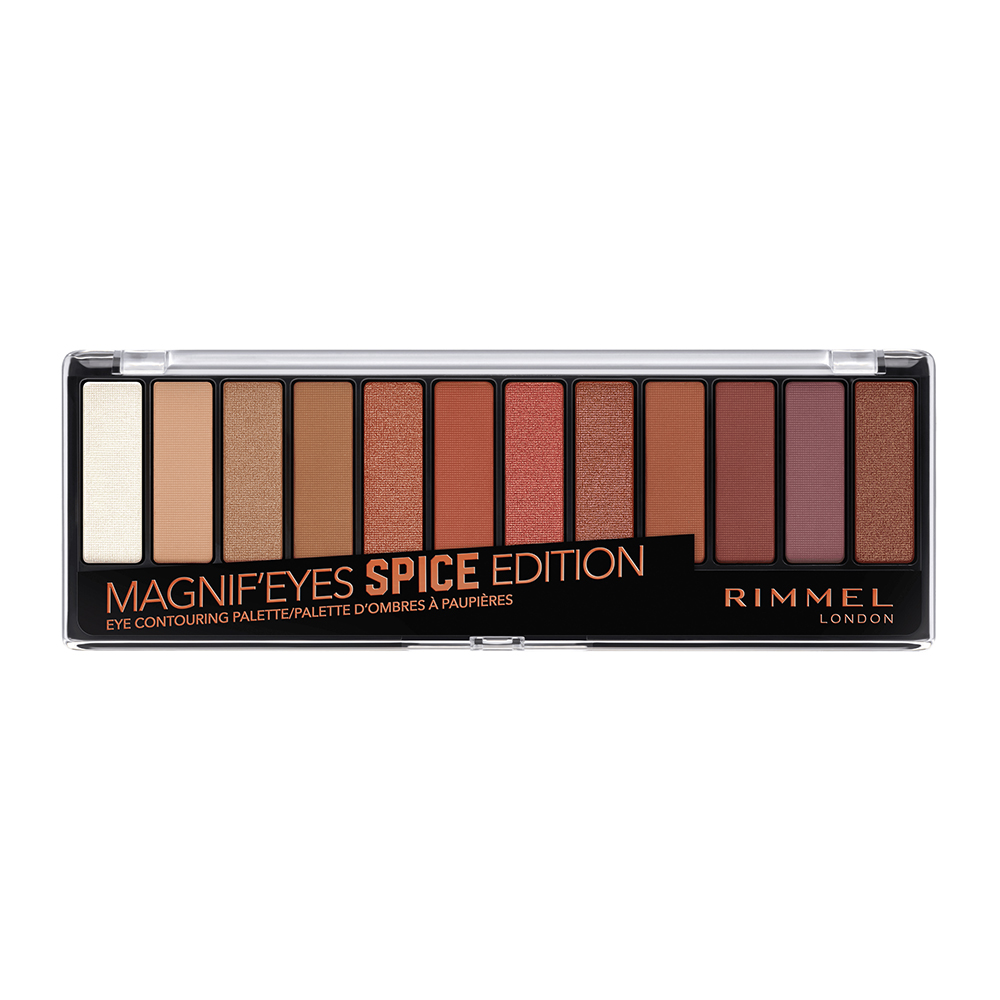 Paleta de farduri Magnif'Eyes 005 Spice Edition, 14.2g, Rimmel London