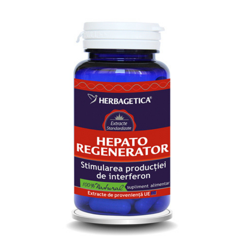 Hepato regenerator, 30 capsule, Herbagetica