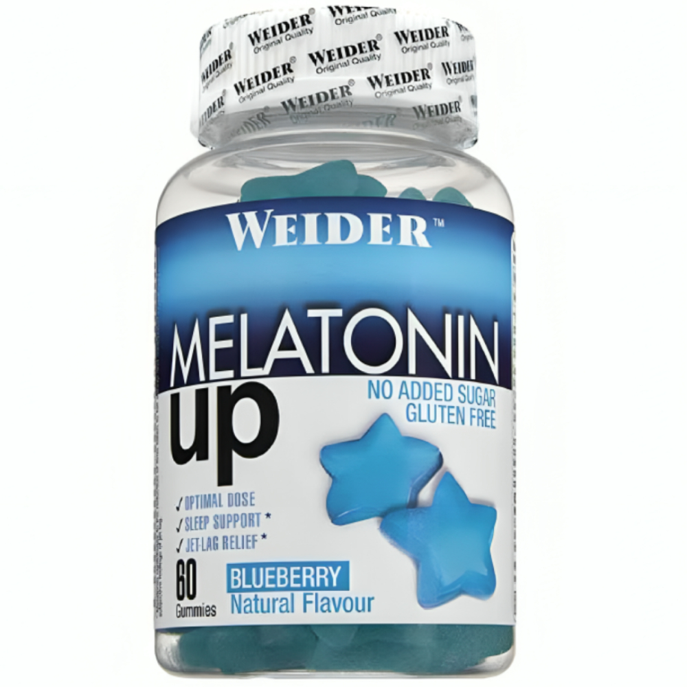 Melatonina cu aroma blueberry Melatonin Up, 60 jeleuri, Weider