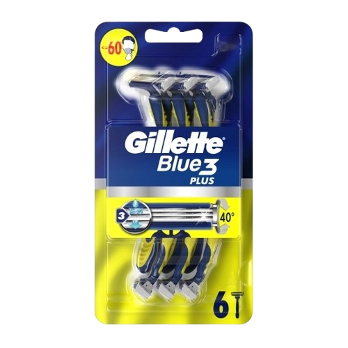 Set aparat de ras Blue 3, 6 bucati, Gillette