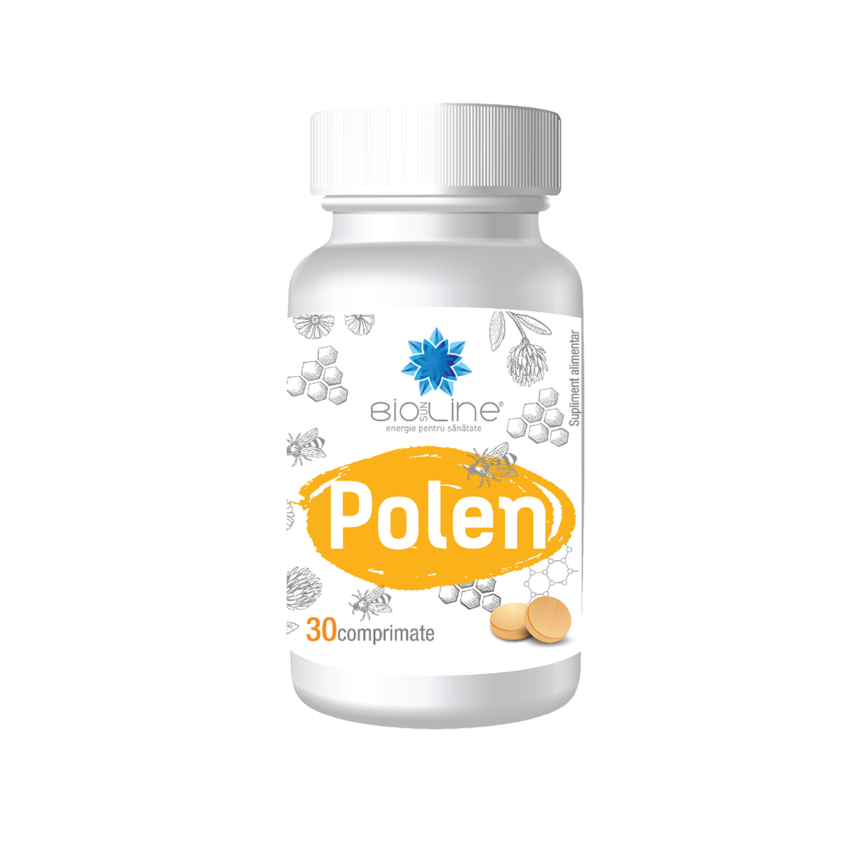 Polen, 30 comprimate, BioSunLine