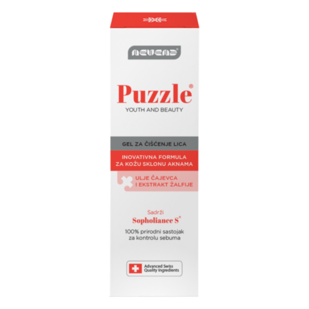 Gel de curatare pentru tenul acneic Puzzle, 75ml, Nevena