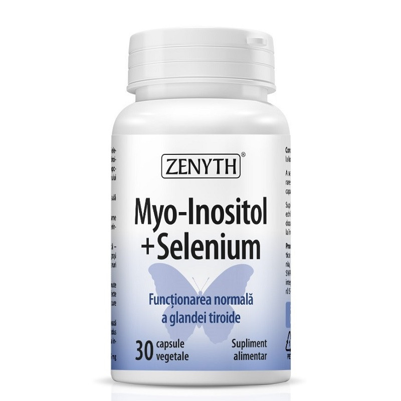 Myo-Inositol + Seleniu 30 capsule vegetale Zenyth