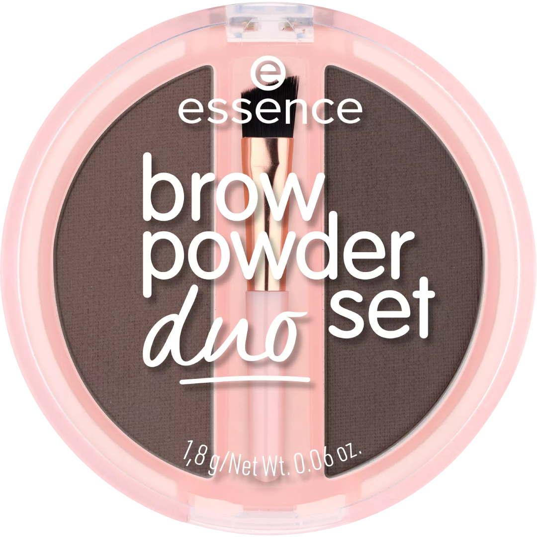 Set pentru sprancene Brow Powder 03 Dark, 1.8g, Essence