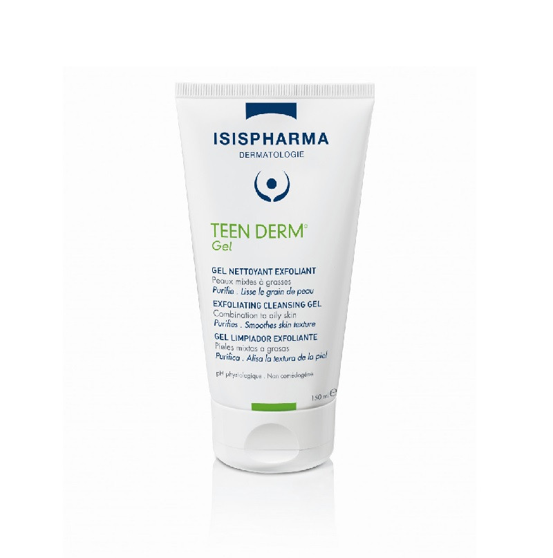 Teen Derm gel exfoliant de curatare 150 ml ISIS Pharma