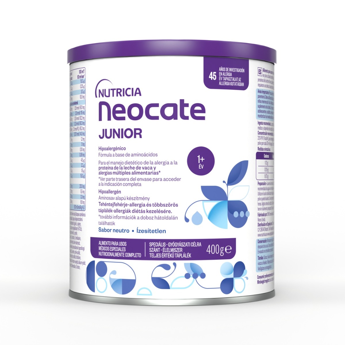 Formula hipoalergenica speciala Neocate Junior +12 luni, 400g, Nutricia