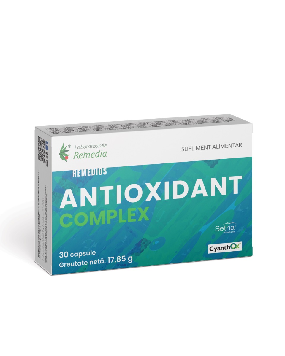 Antioxidant Complex Remedios, 30 capsule, Laboratoarele Remedia