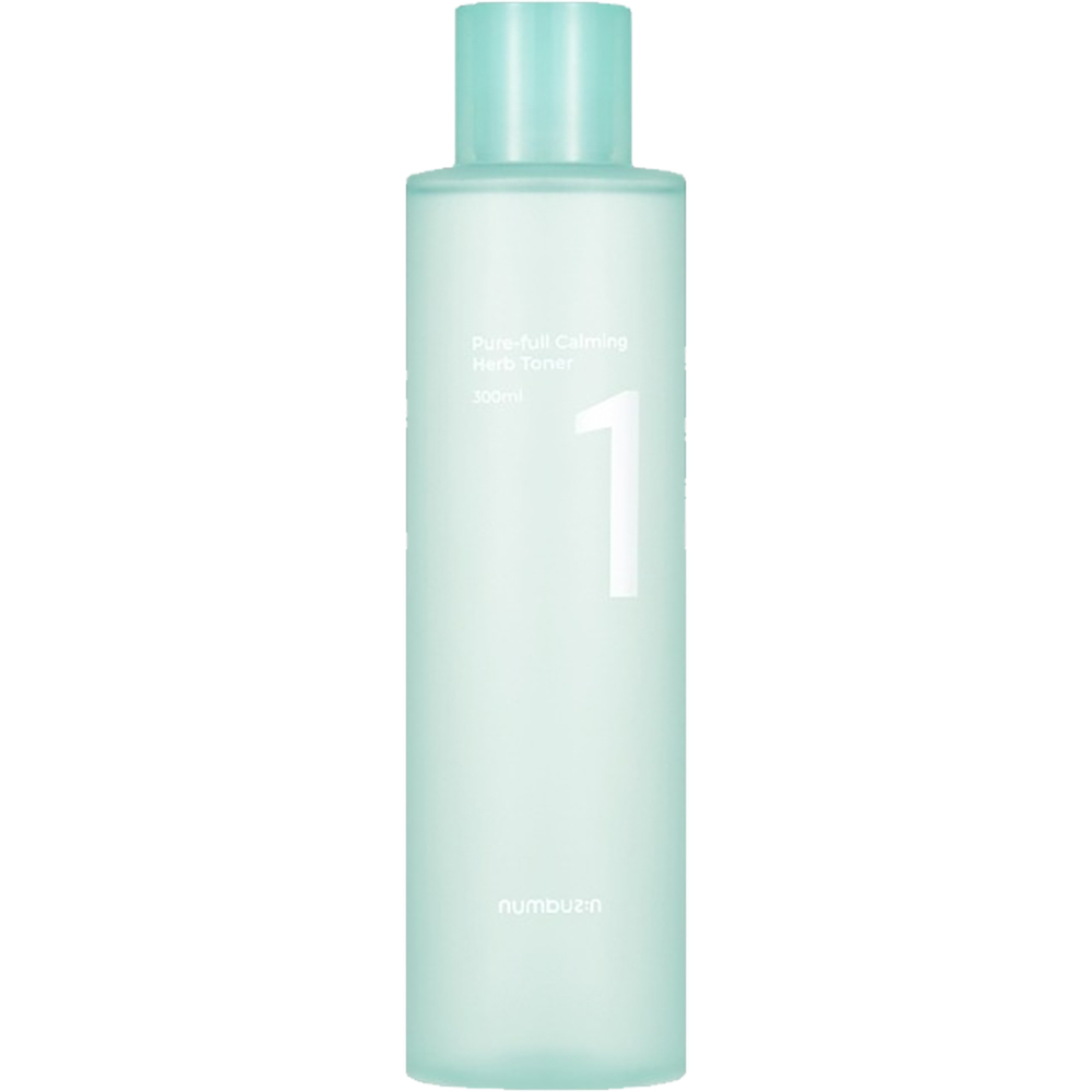 Toner calmant cu extract de plante No.1 Pure-Full Calming Herb, 300ml, Numbuzin