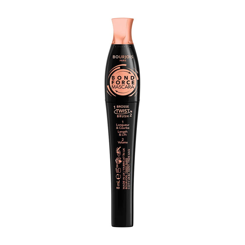 Mascara Twist Up The Volume Bond Force, 01 Black, 8ml, Bourjois