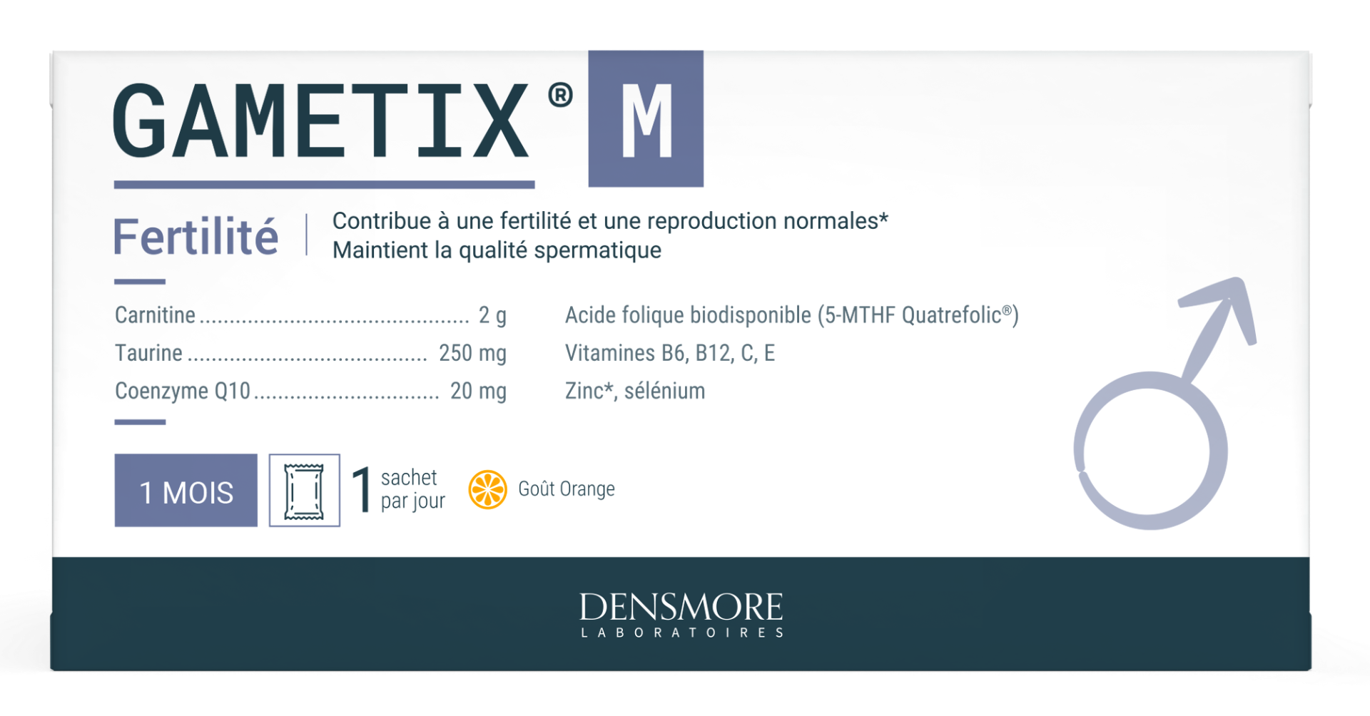 Gametix M, 30 plicuri, Densmore Laboratoires
