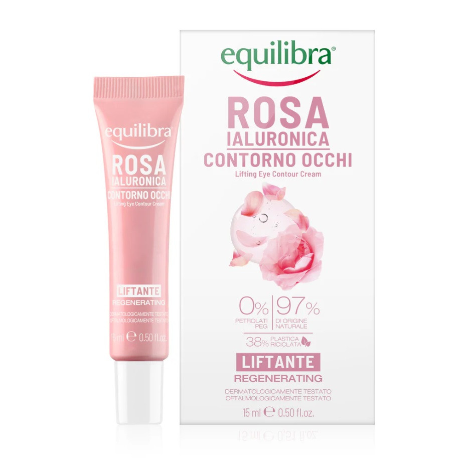 Equilibra Rosa Hialuronic crema contur ochi 15ml