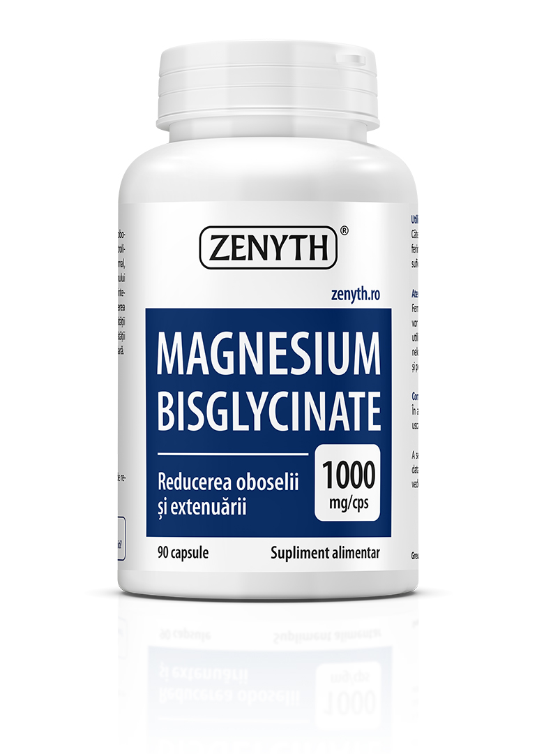 Magnesium Bisglycinate 1000mg, 90 capsule, Zenyth