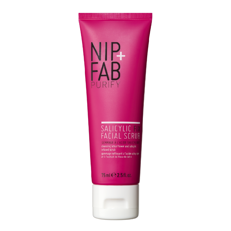 Scrub facial cu Acid Salicilic, 75 ml, NIP+FAB