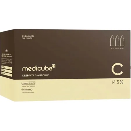 Ser facial pentru fermitate si iluminare Deep Vita C Ampoule 2.0, 3 x 10ml, Medicube