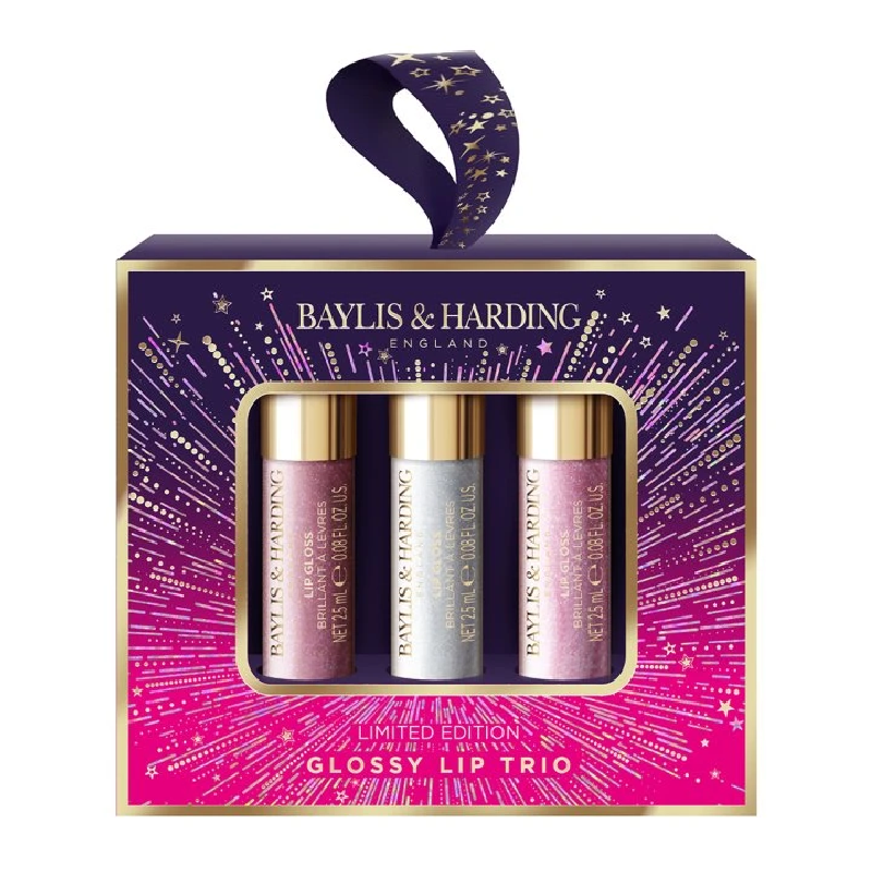 Set de luciu de buze Moonlight Fig, 3 bucati, Baylis & Harding