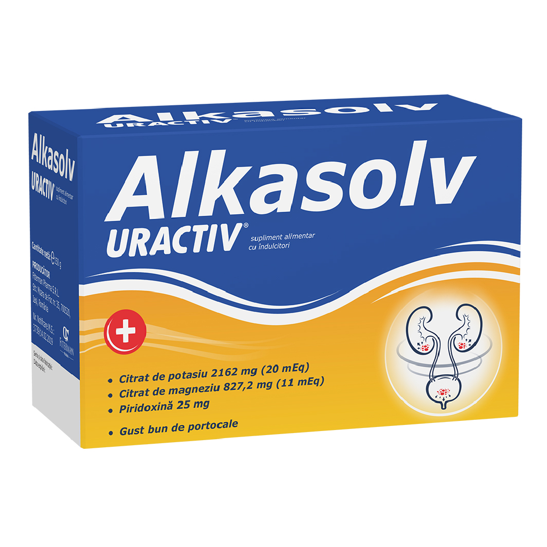 Uractiv Alkasolv, 30 plicuri, Terapia