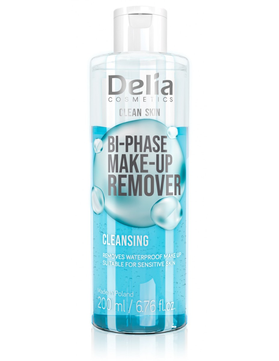 Demachiant bifazic Clean Skin, 200ml, Delia Cosmetics