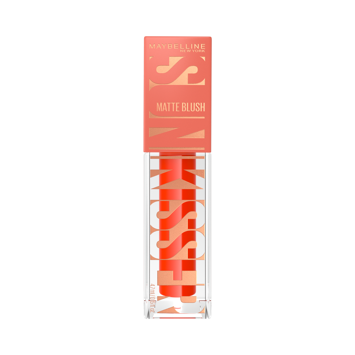 Fard de obraz cu textura lichida Sunkisser 35 Spritzy Orange, 4.7ml, Maybelline