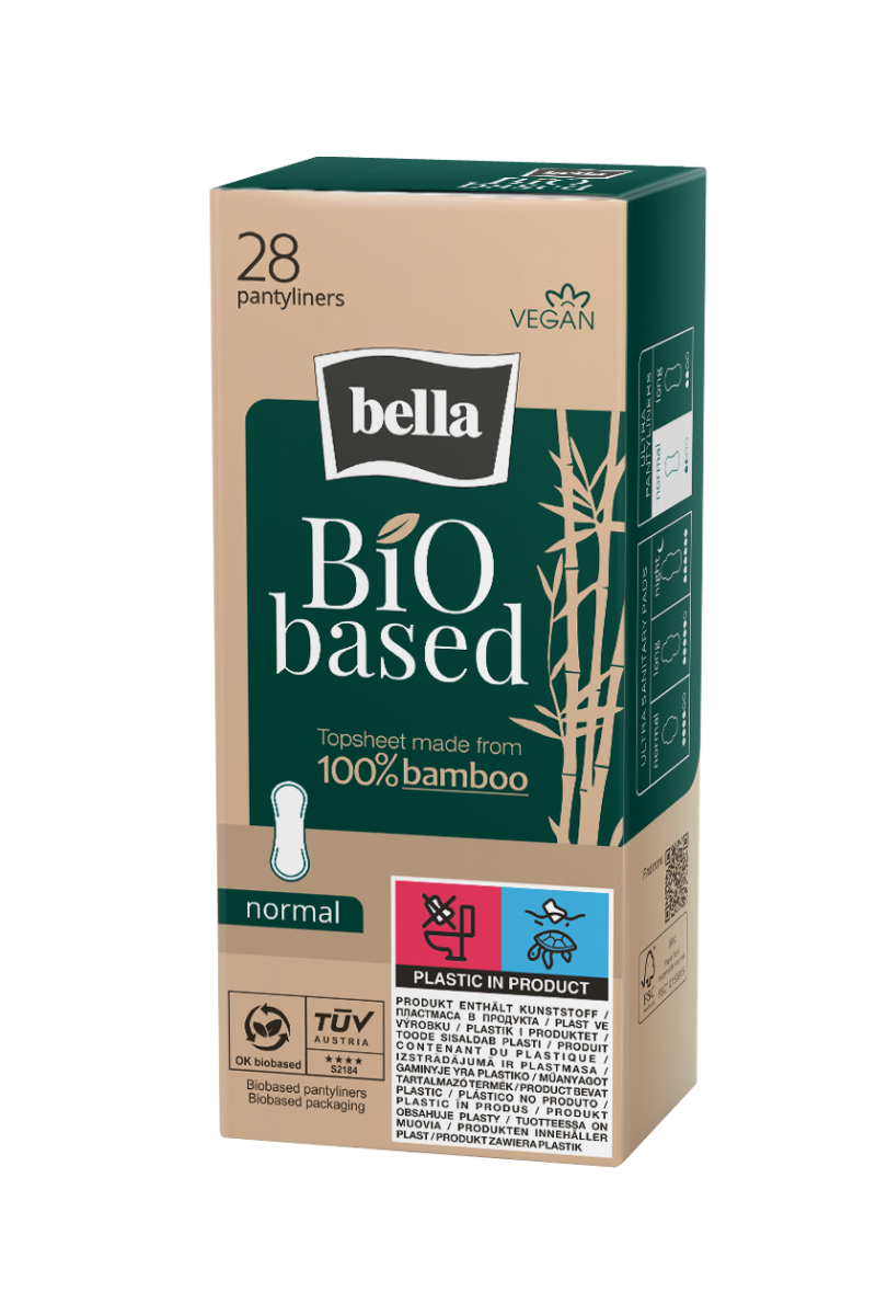 Absorbante zilnice Bio Based Normal, 28 bucati, Bella