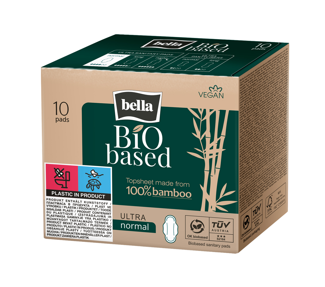 Absorbante Bio Based Normal, 10 bucati, Bella