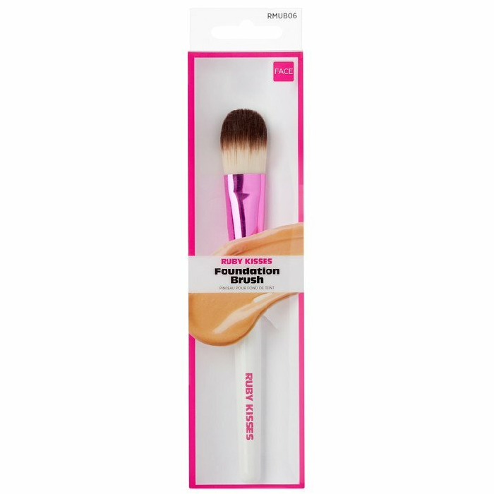 Pensula de machiaj Ruby Kisses Foundation Brush, 1 bucata, Kiss