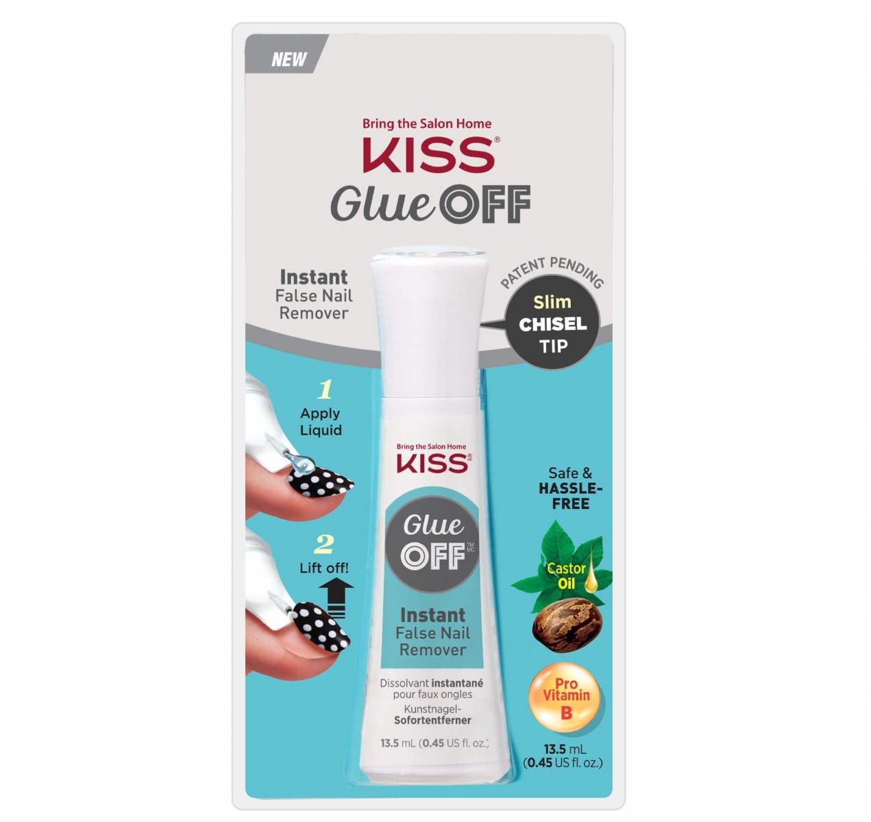 Solutie pentru indepartarea unghiilor Glue Remover, 5g, Kiss