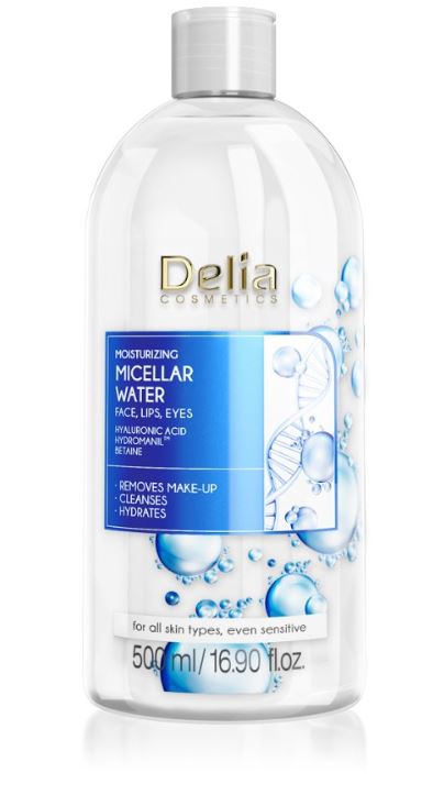 Apa micelara hidratanta cu acid hyaluronic , 500ml, Delia Cosmetics
