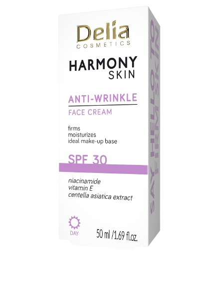 Crema de fata antirid cu SPF30 Harmony, 50ml, Delia Cosmetics