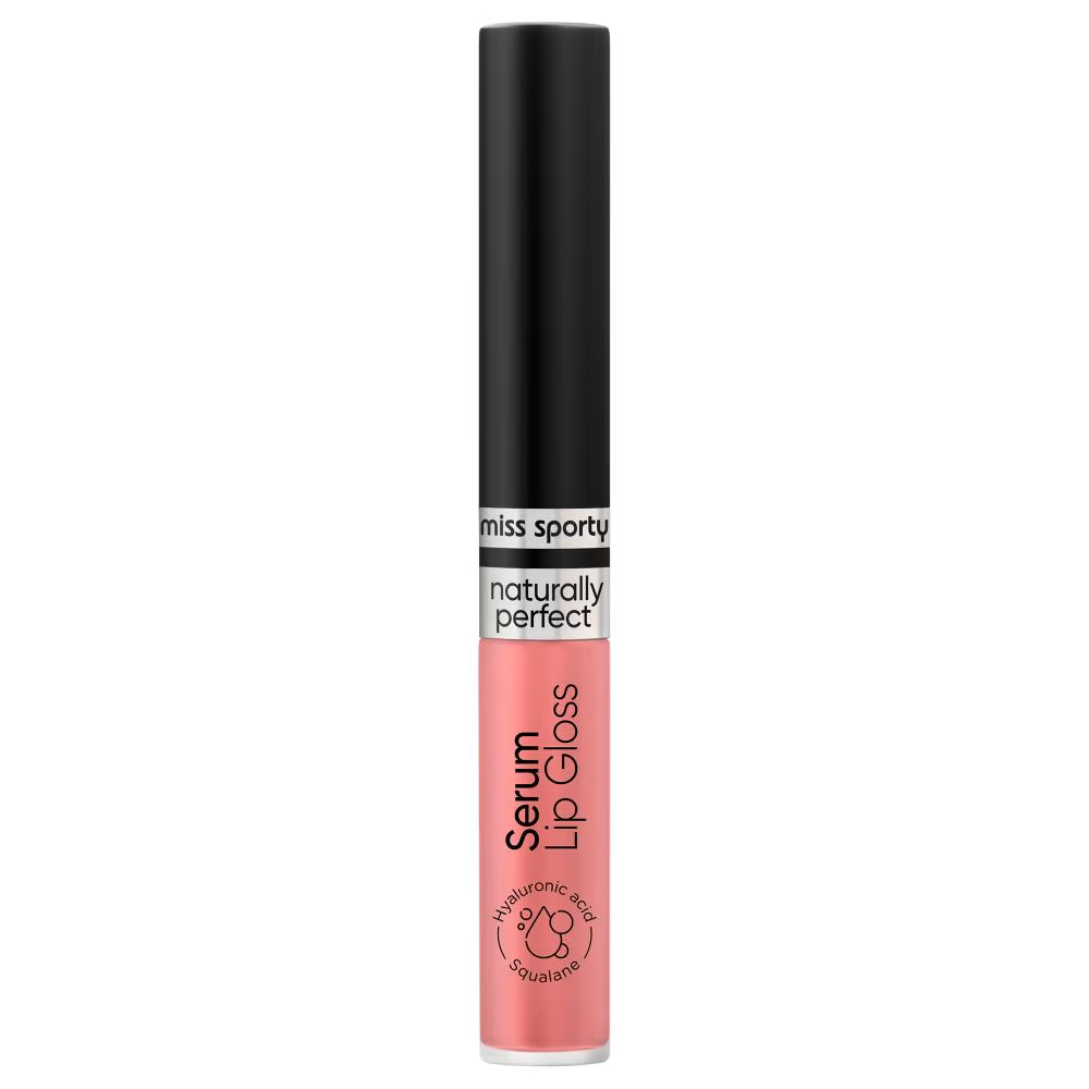 Gloss pentru buze Serum Naturally Perfect Intense Peony 10, 2.3ml, Miss Sporty